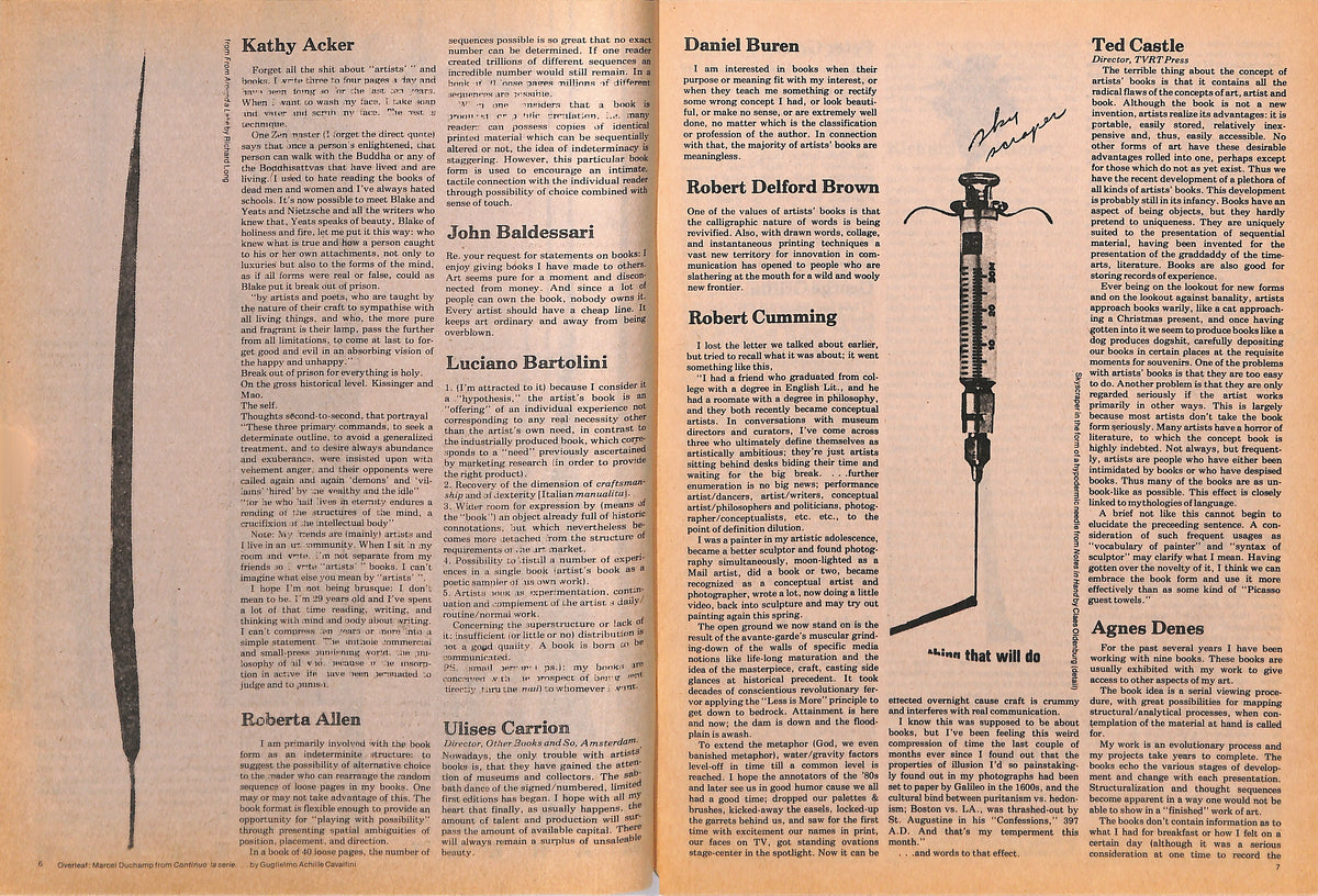 ART-RITE / No. 14 Artists' Books