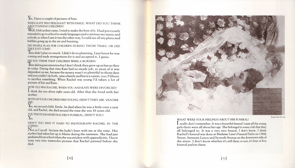 JAMES VAN DER ZEE, OWEN DODSON, CAMILLE BILLOPS / The Harlem Book of the Dead