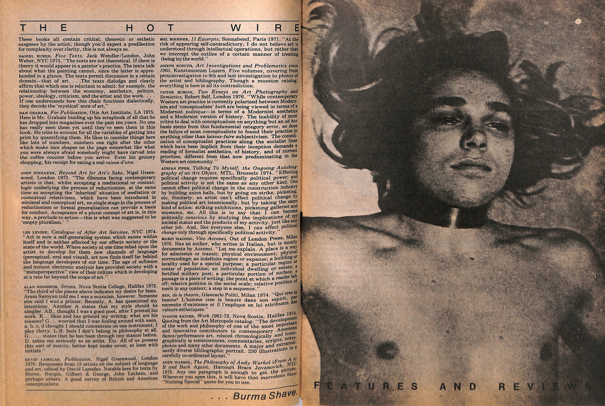 ART-RITE / No. 14 Artists' Books