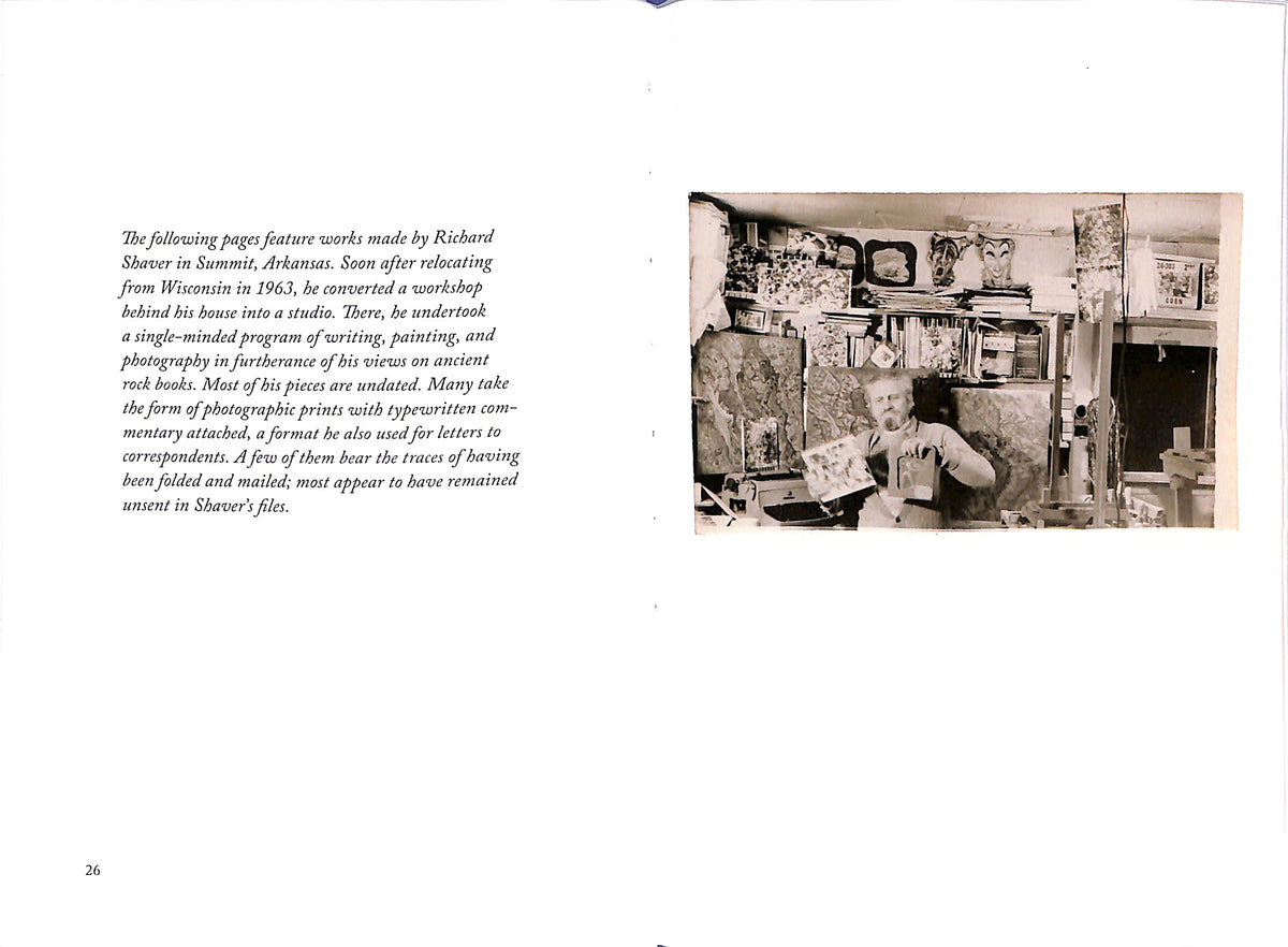 RICHARD SHARPE SHAVER / Some Stones Are Ancient Books