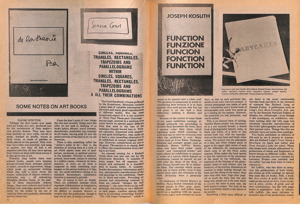 ART-RITE / No. 14 Artists' Books