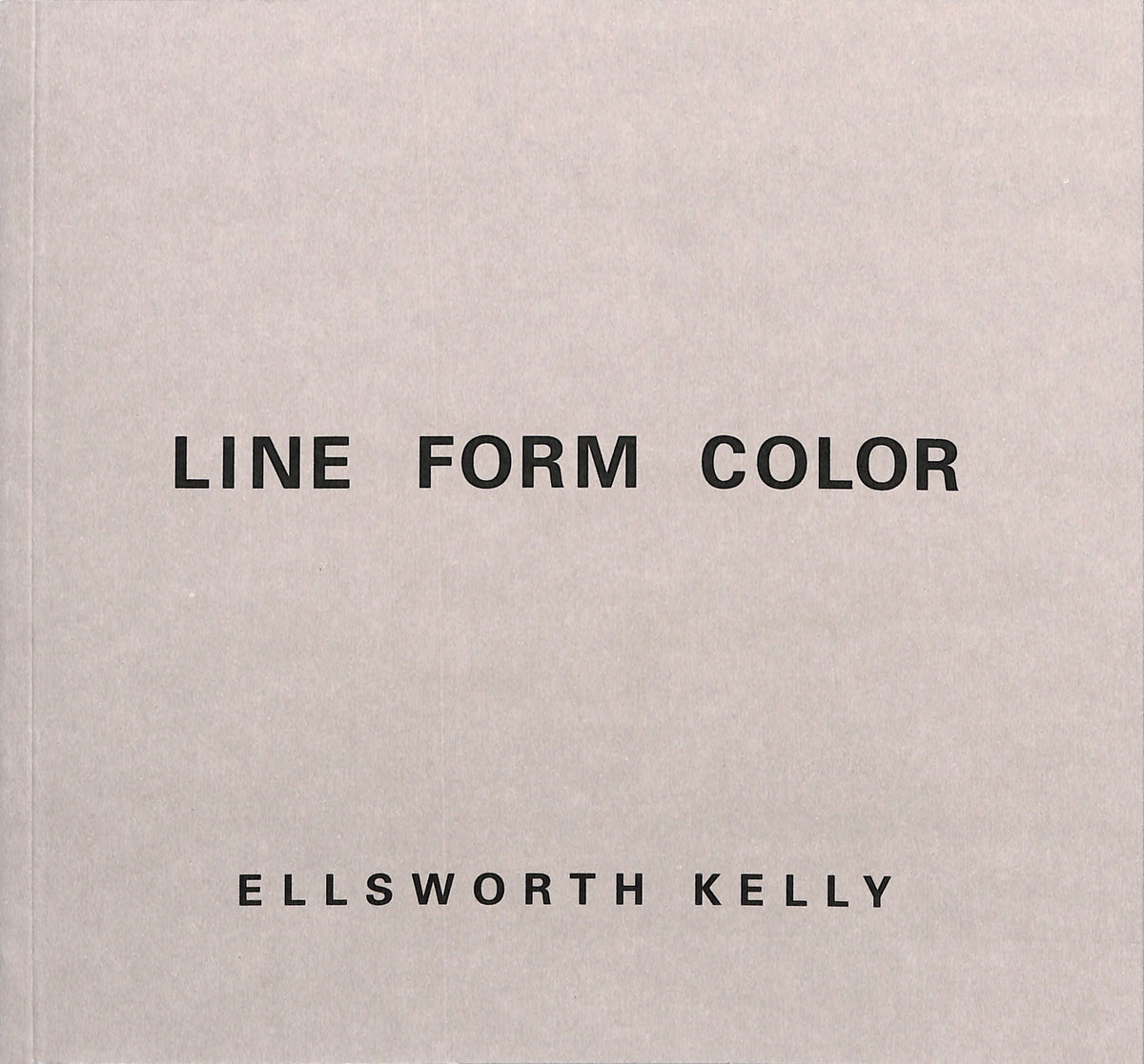 ELLSWORTH KELLY / Line Form Color