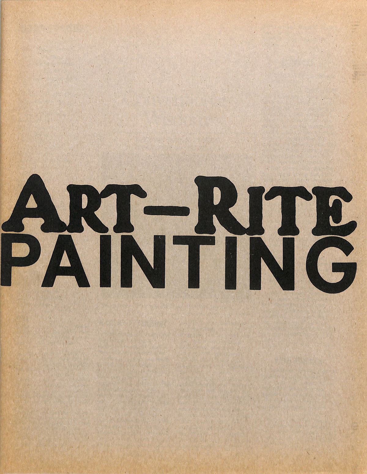 ART-RITE / No. 9 Painting
