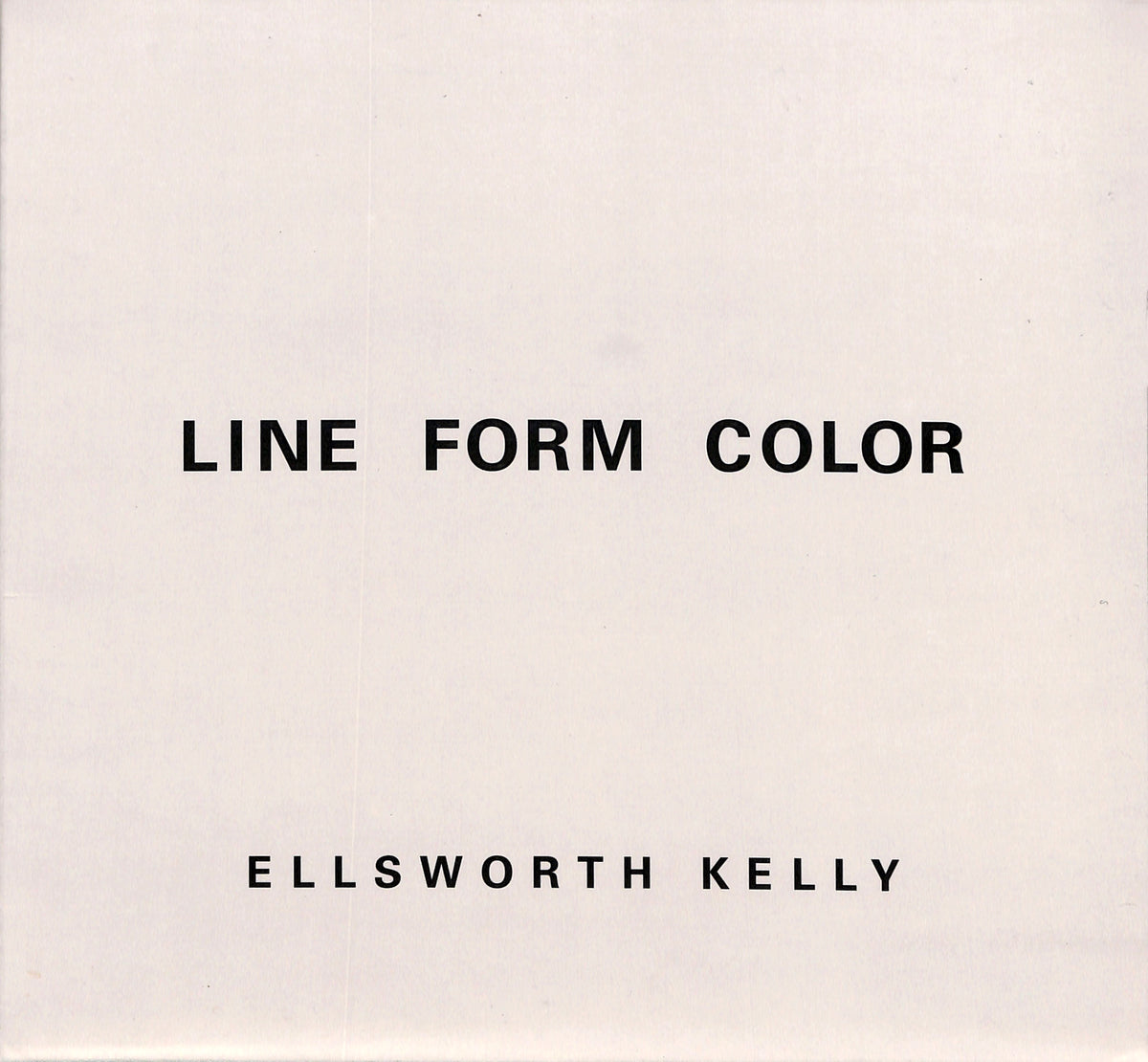 ELLSWORTH KELLY / Line Form Color