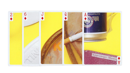 JONATHAN MONK / A collection of nine Kippenberger editions, one Boetti watch, a cigarette and yellow
