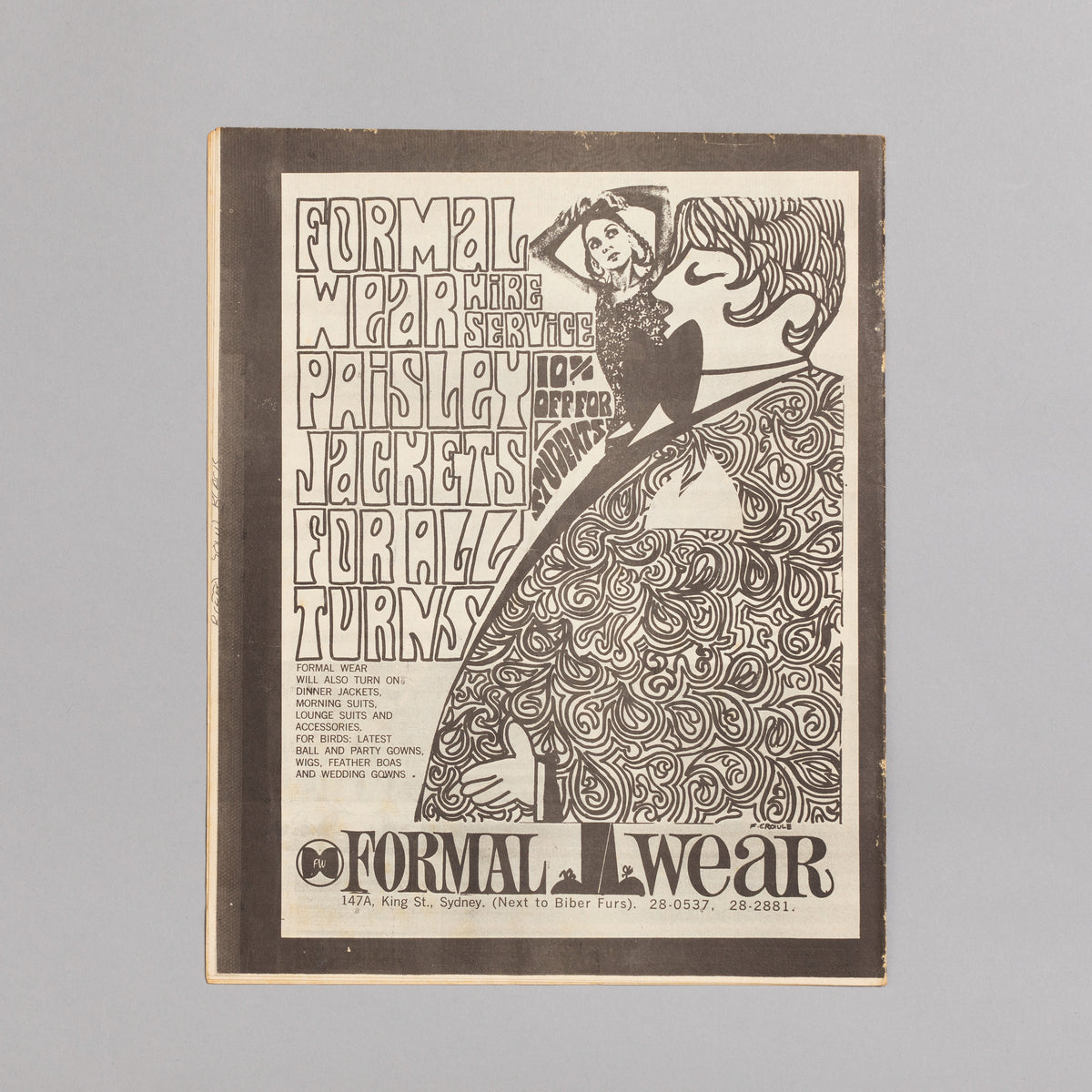 Ed. RICHARD NEVILLE, RICHARD WALSH with artwork by MARTIN SHARP / OZ Magazine No. 37
