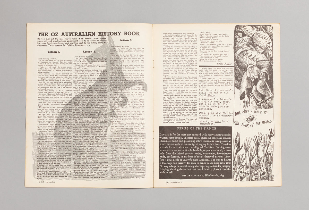 Ed. RICHARD NEVILLE, RICHARD WALSH with artwork by MARTIN SHARP / OZ Magazine No. 15