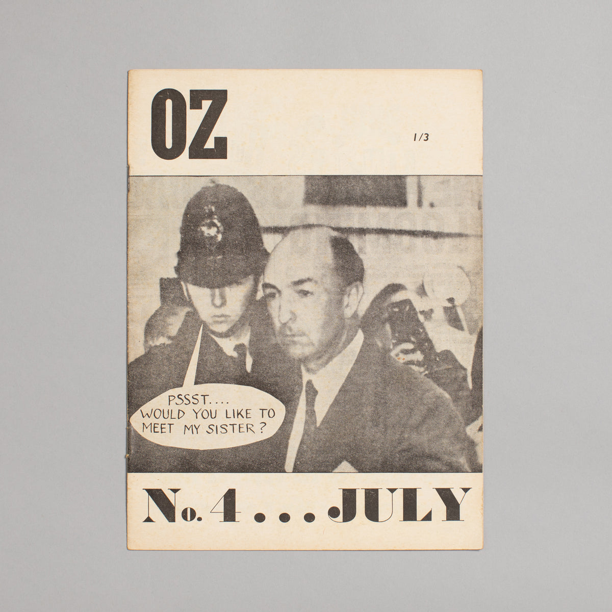Ed. RICHARD NEVILLE, RICHARD WALSH with artwork by MARTIN SHARP / OZ Magazine No. 04