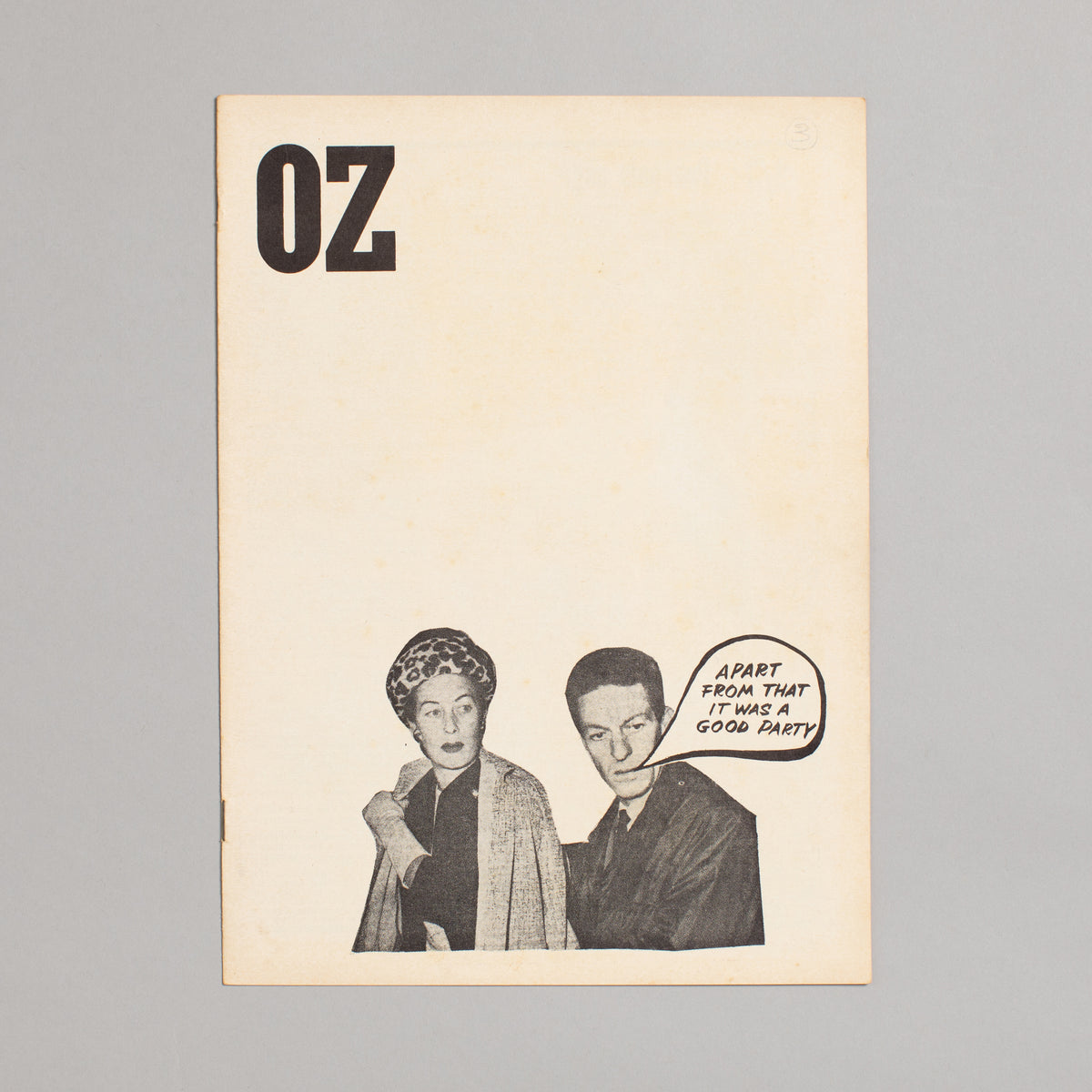 Ed. RICHARD NEVILLE, RICHARD WALSH with artwork by MARTIN SHARP / OZ Magazine No. 03