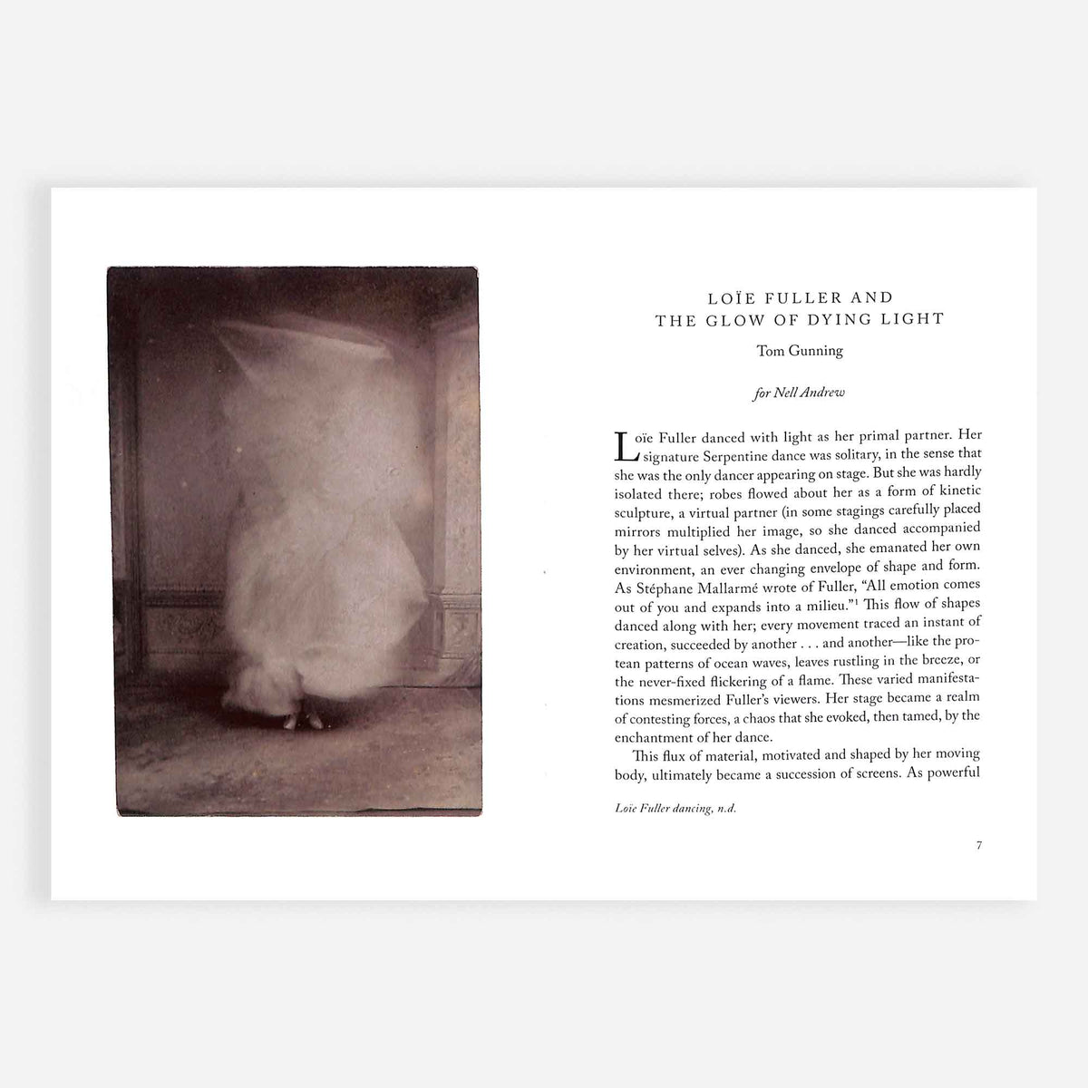 LOIE FULLER / Lecture on Radium