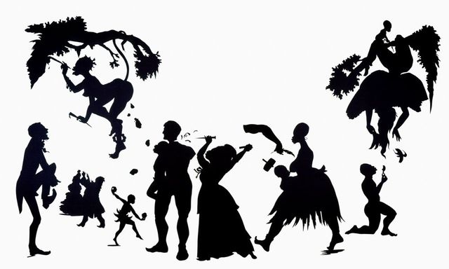 KARA WALKER / White Shadows in Blackface