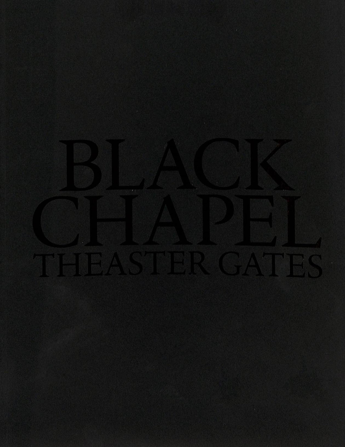 THEASTER GATES / Black Chapel
