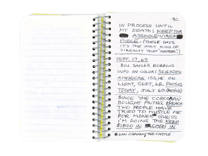 LEE LOZANO / Private book #4