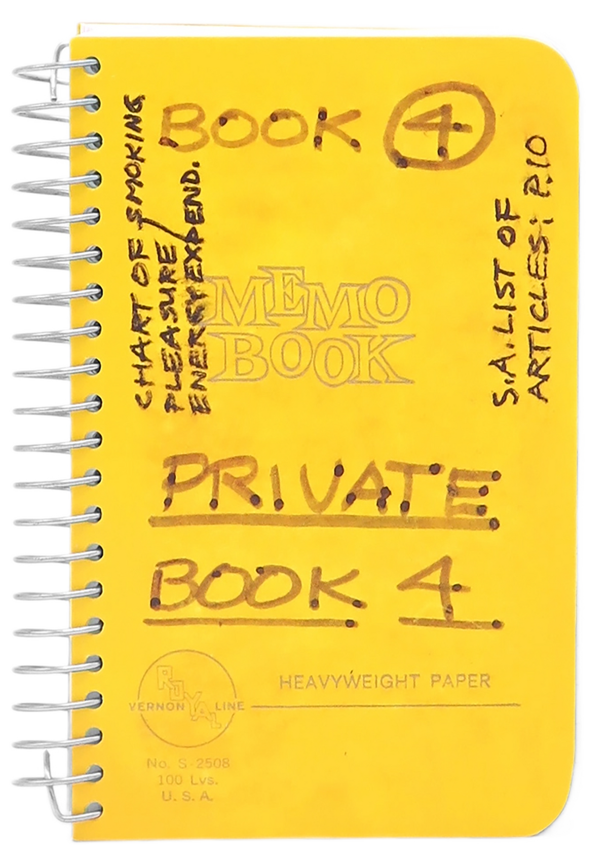 LEE LOZANO / Private book #4